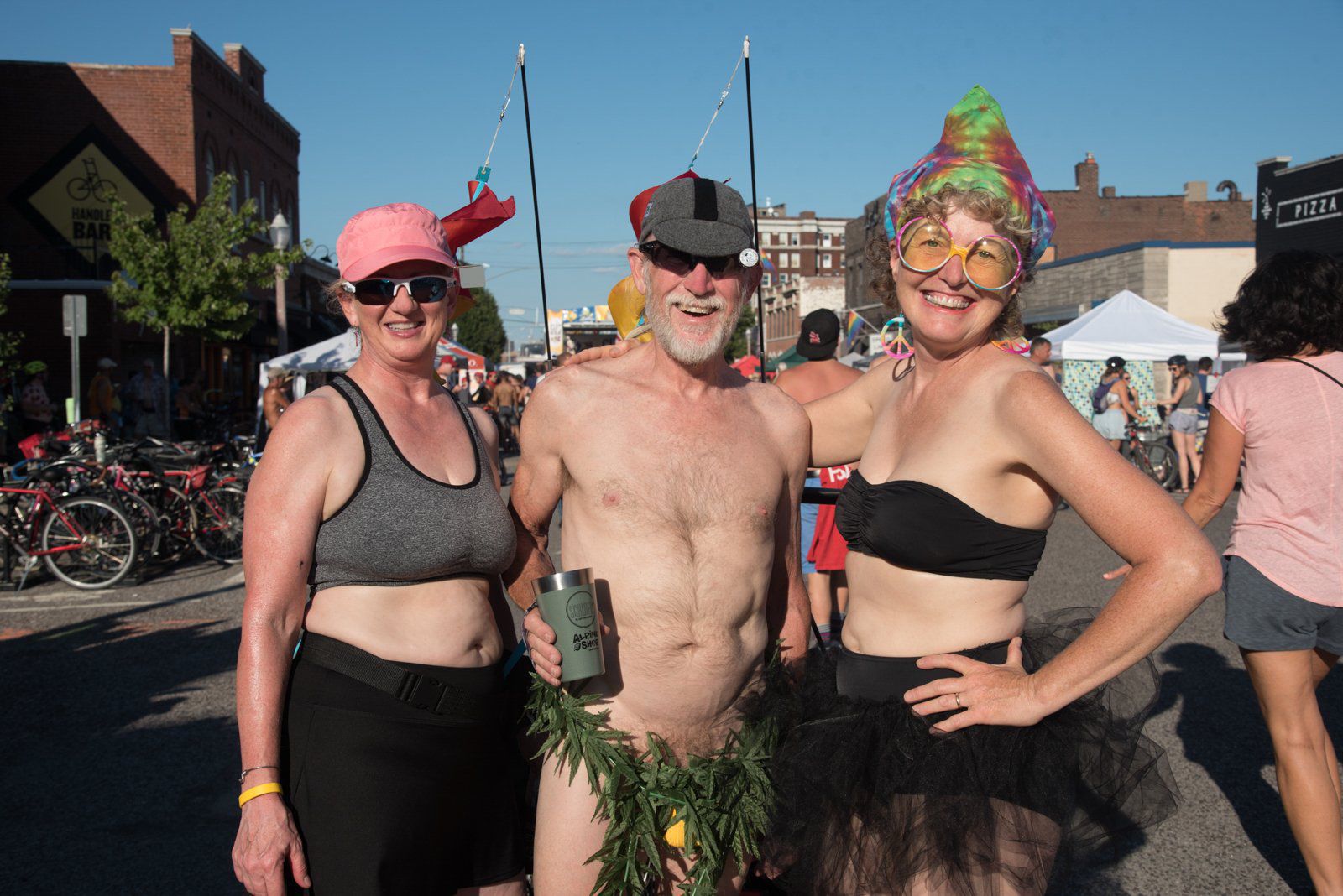 2017 World Naked Bike Ride in St. Louis